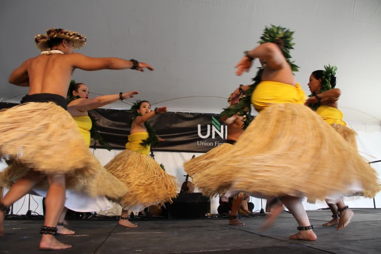 a group of dancers performing a traditional dance