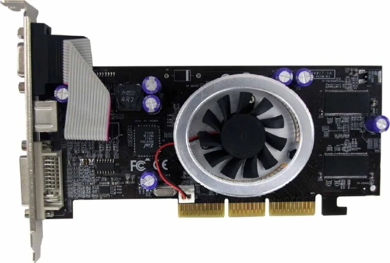 a computer card with many fans and wires
