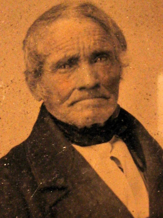 this is an old time portrait of a man