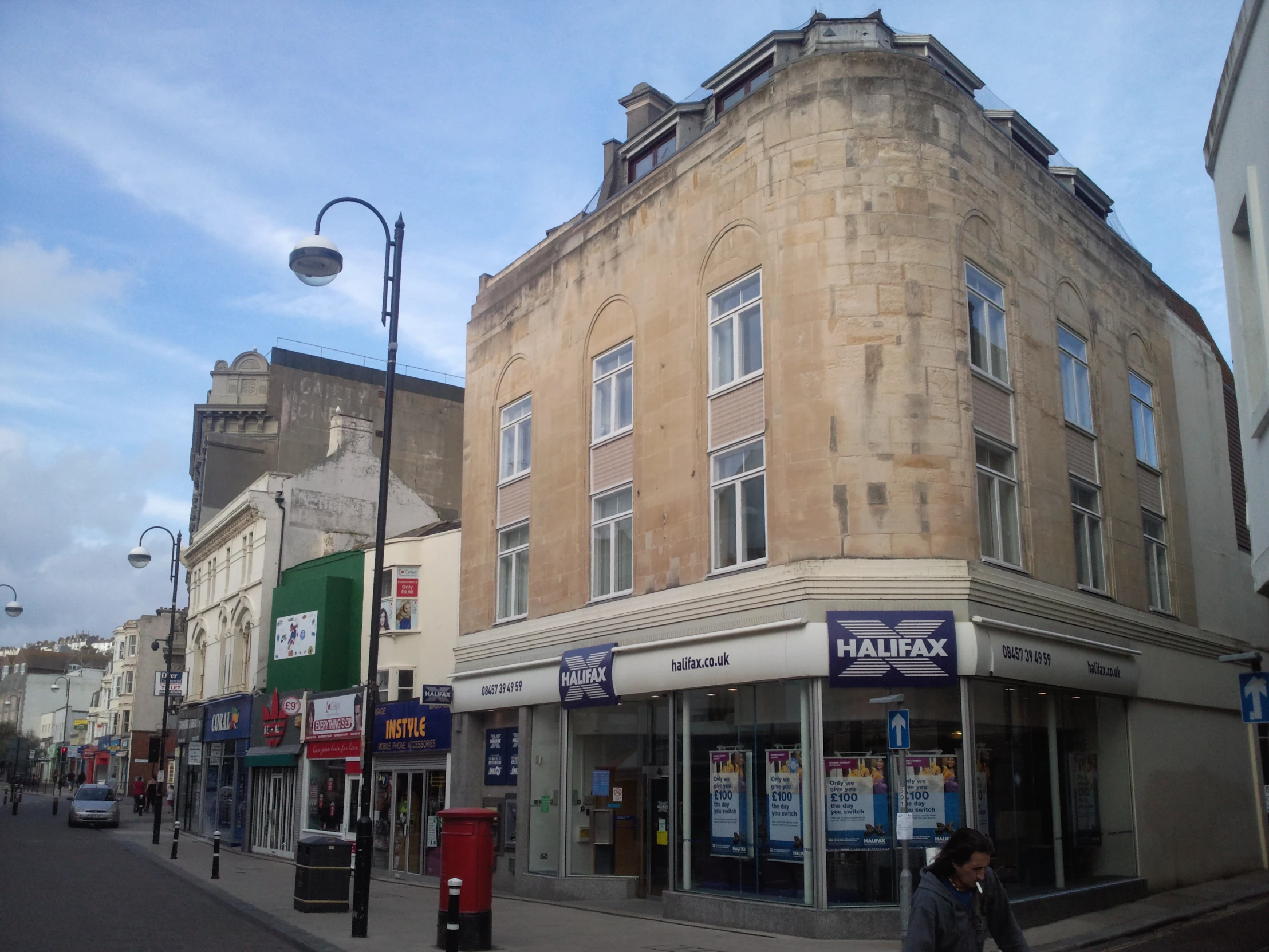 many buildings line the streets and are on either side of each other