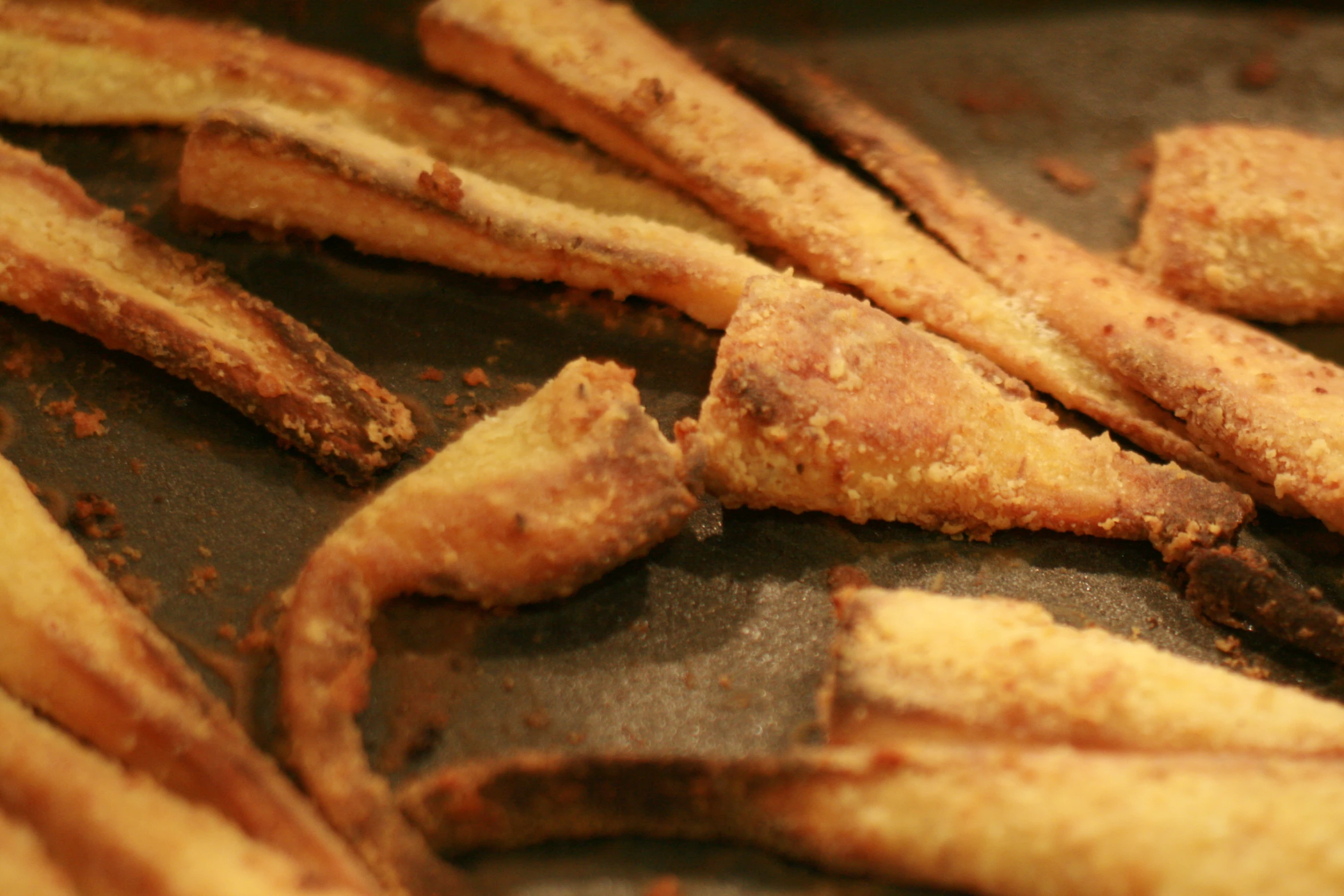 some fried food is cooking on an over sized plate