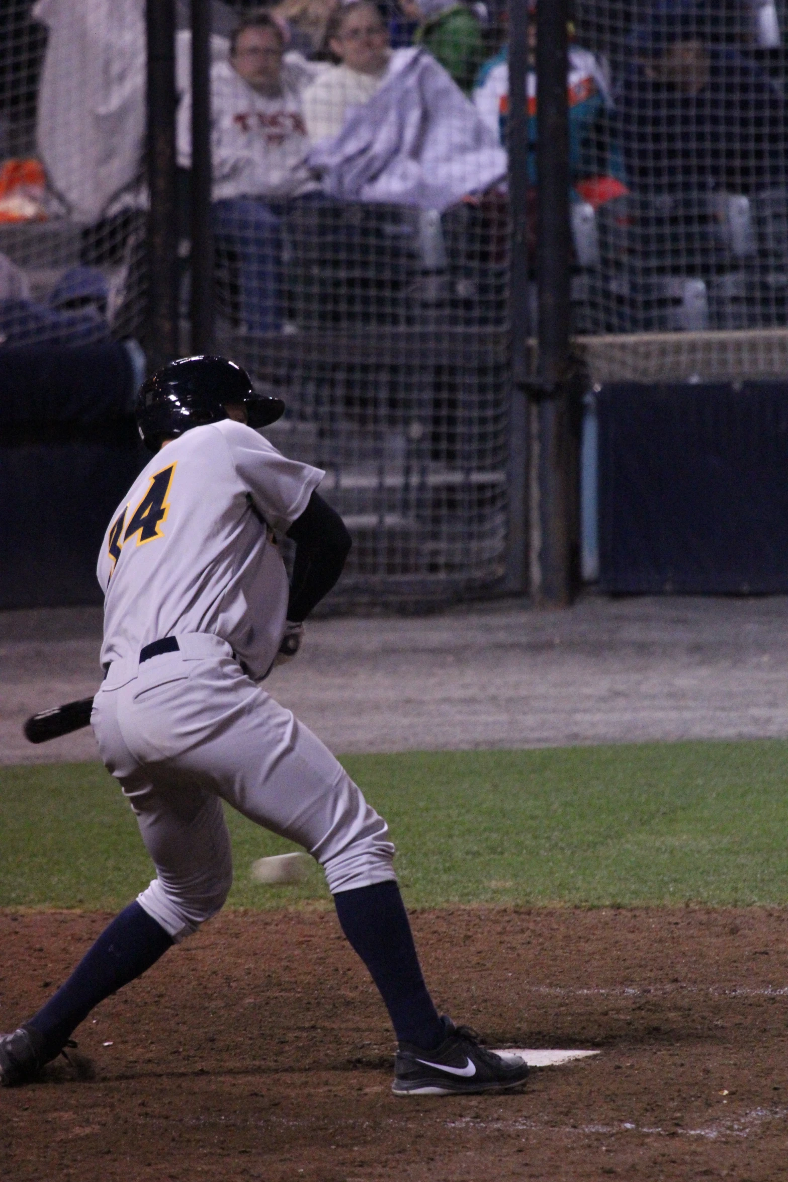 baseball player getting ready to swing at the ball