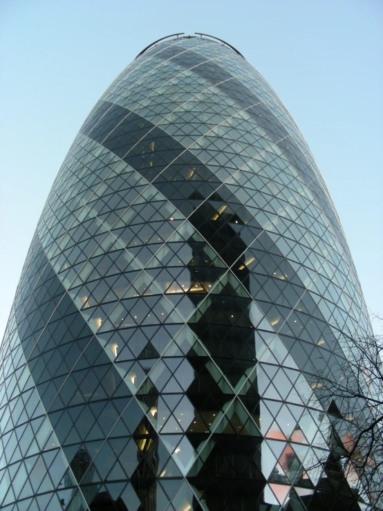 the glass structure is an optical pyramid