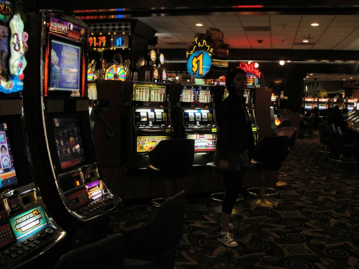 the slot machines are very popular for casinos