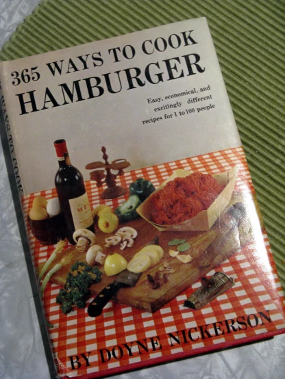 a book on the counter with the title