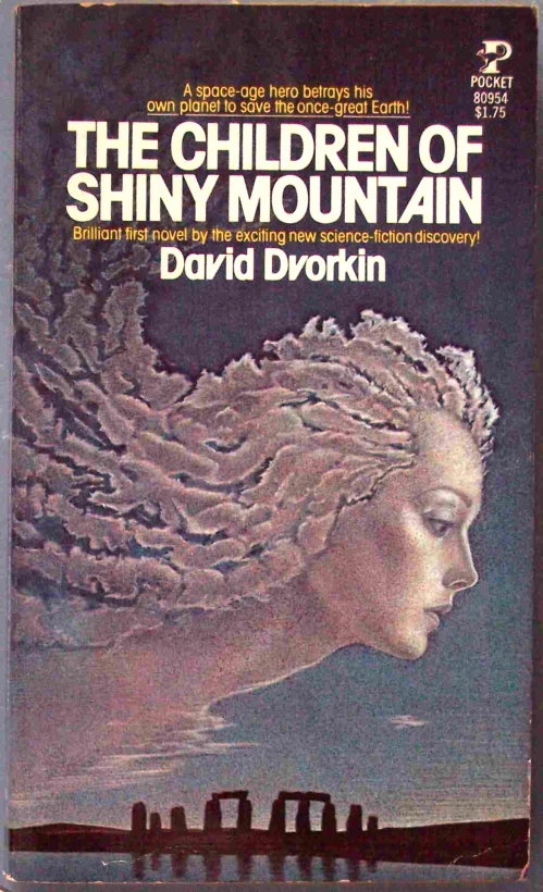 a book cover for the children of shiny mountain