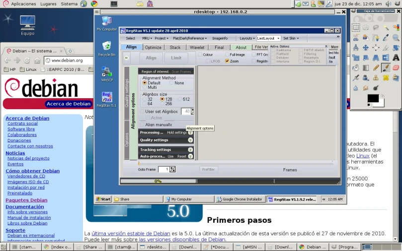 an image of a computer screen with the internet interface