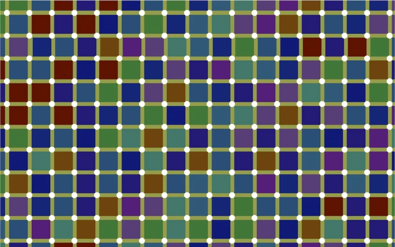 a very large and colorful checkered pattern
