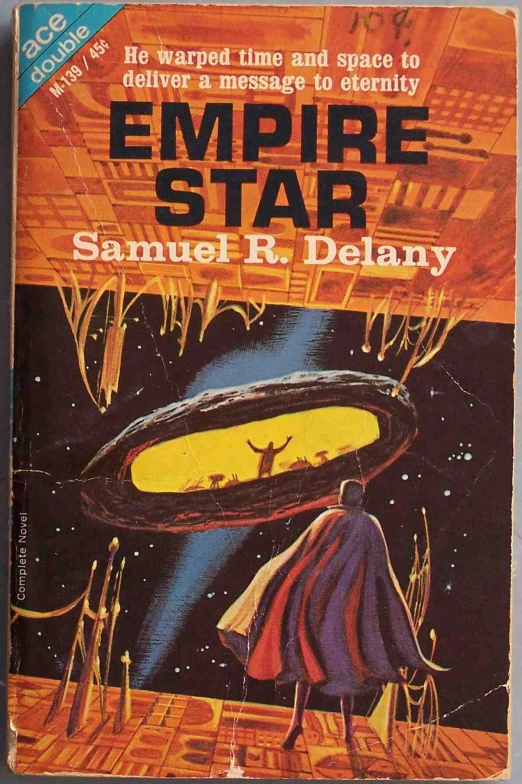 a book cover with an image of the title of empire star