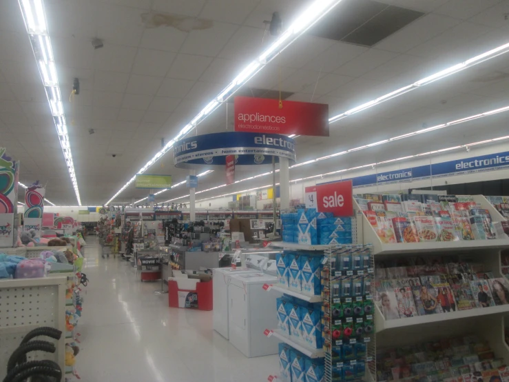 a large aisle filled with lots of goods