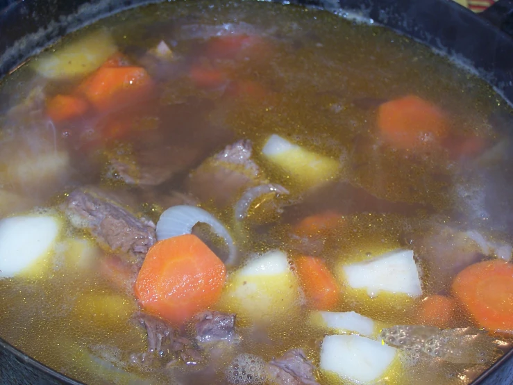 this is some stew that looks like it is prepared