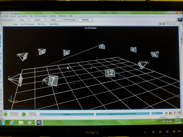 an image of an interactive design with blocks of data