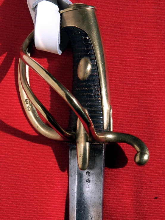 scissors with handles, that are very old and worn