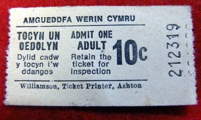 an empty tickets for the movie the devil