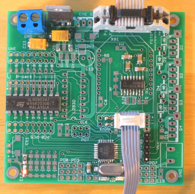 the mother board has a bunch of other electrical components