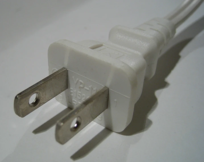 a closeup s of an electric outlet plug