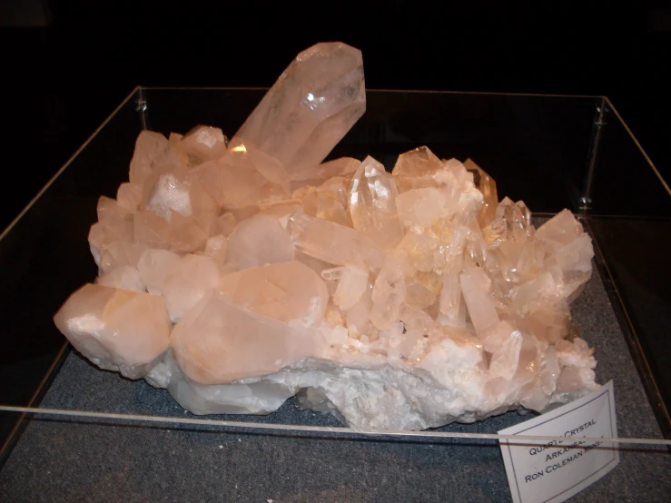 an image of a small cluster of crystals