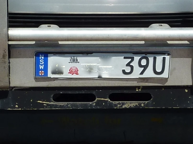 license plate on a car reads 3810 new