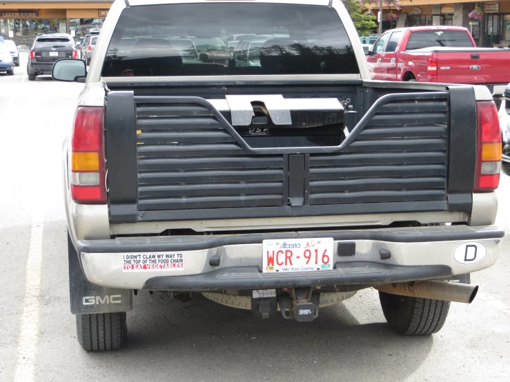 truck taillights and fenders on an ordinary truck