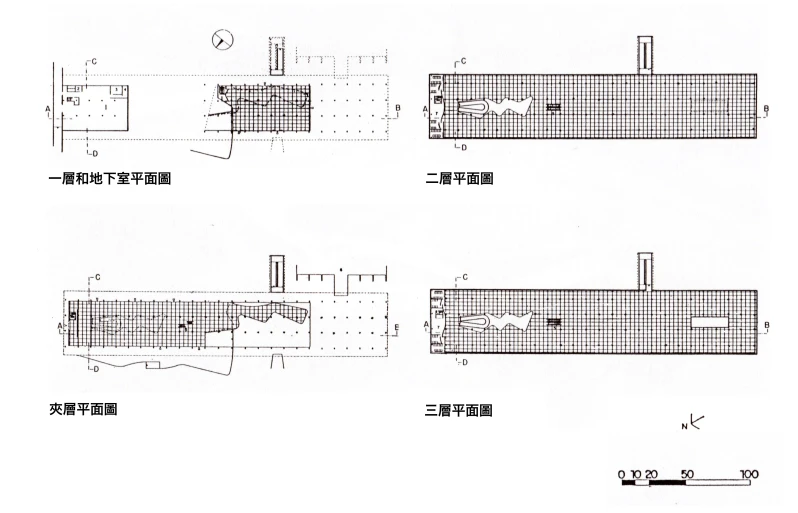 the diagrams of different functions and materials for a building