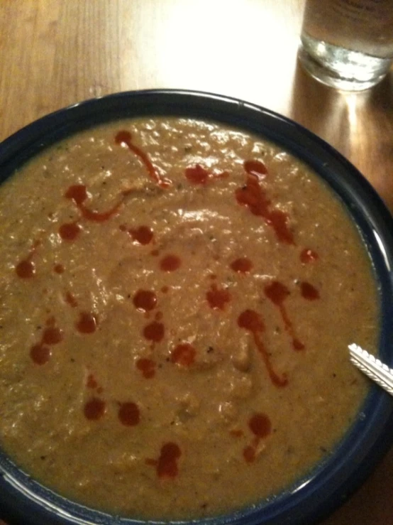 a close up of a plate of food on a table