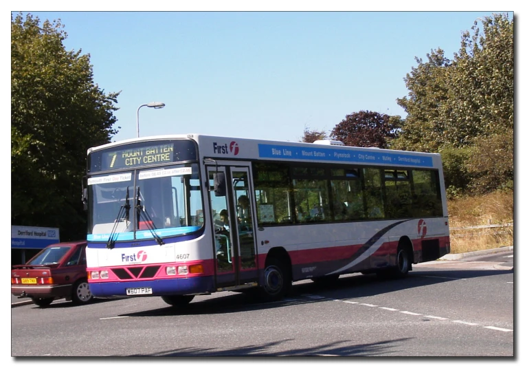 an image of a bus driving down the road