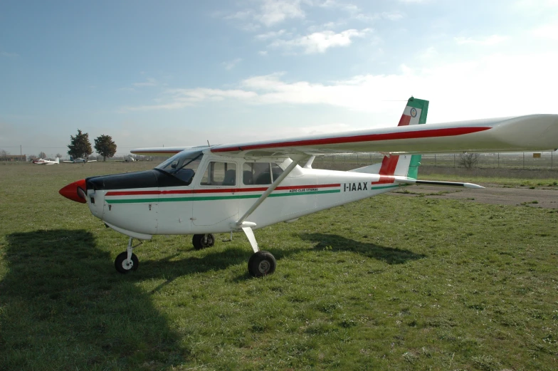 a small aircraft with the number 1 on it