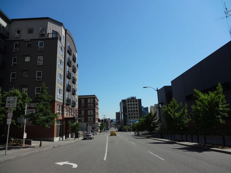 a parking space is shown for cars and people