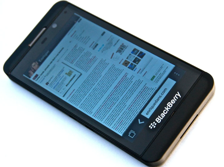 a black cellphone is shown with text