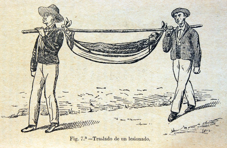 an old fashioned picture shows two people pulling a blanket over their heads