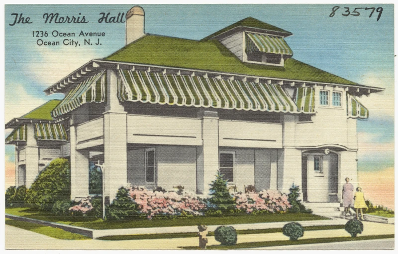 the main building of the coastal avenue ocean city in 1915