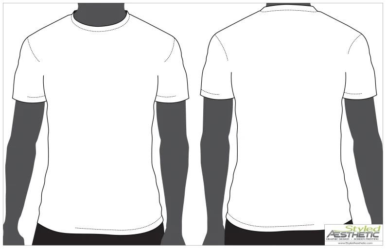 an image of a white shirt