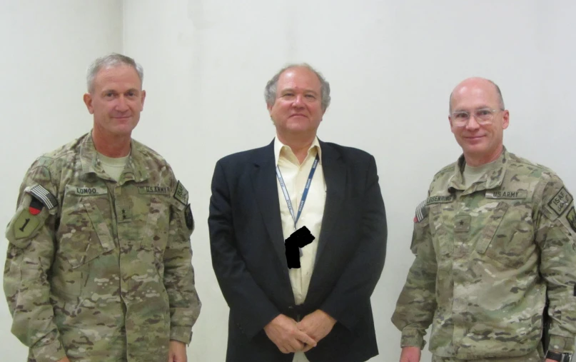 a group of military men standing next to each other