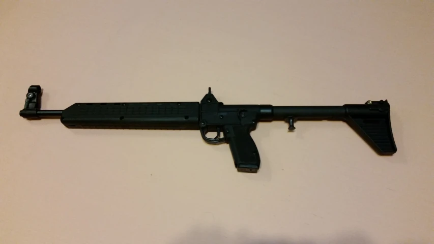 a gun hanging on the wall, ready to be used as weapons