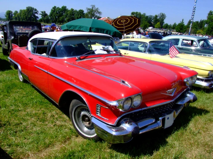 an image of a vintage car show at a car show