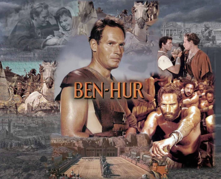 the famous movie characters of the series ben - hour