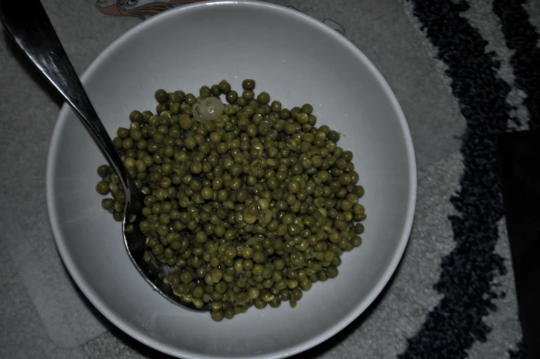 some very pretty food on a white bowl