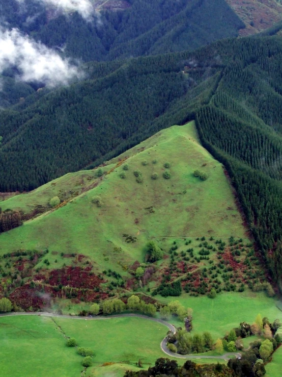 some very nice rolling hills in the middle of nowhere