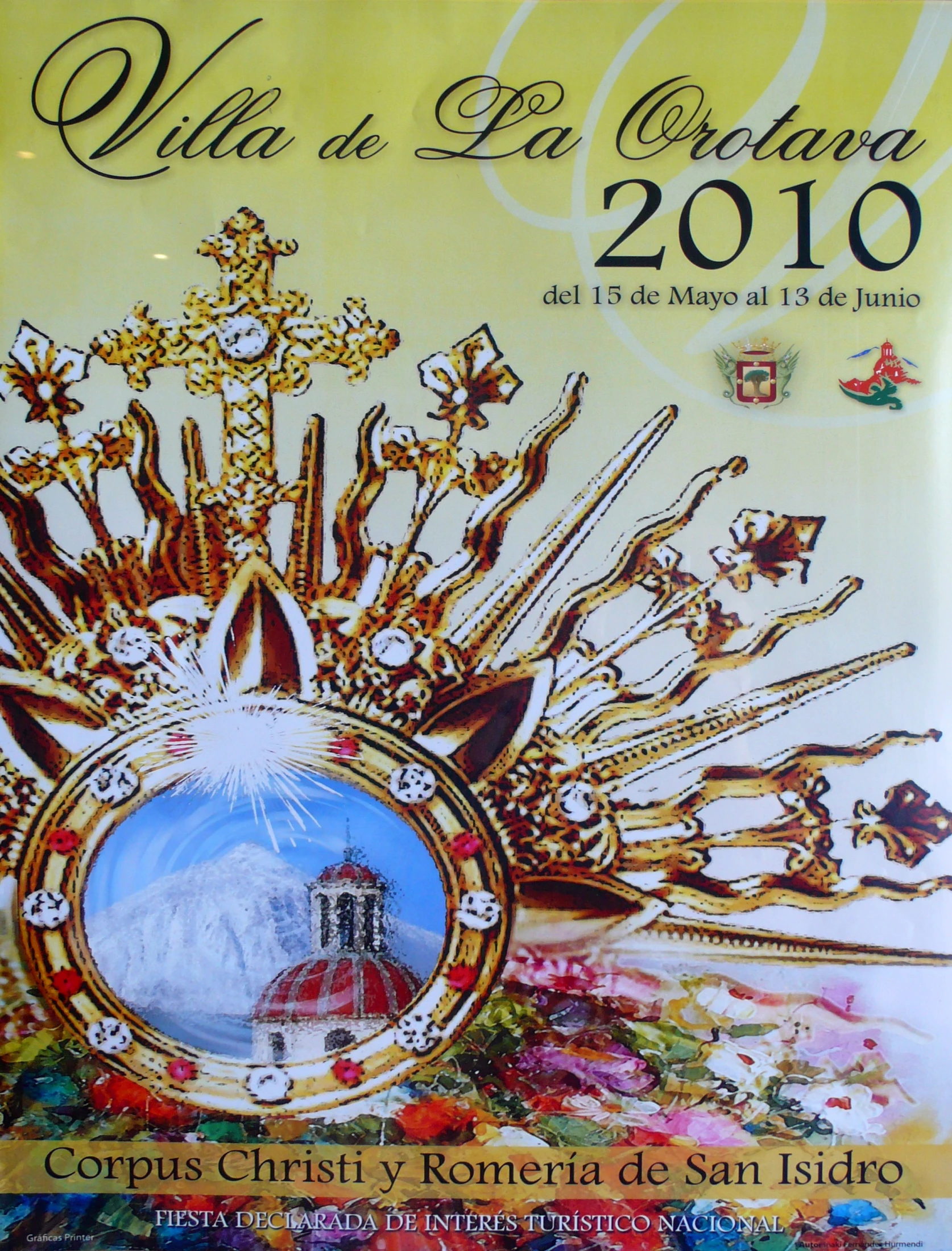 a magazine cover showing a golden crown and people