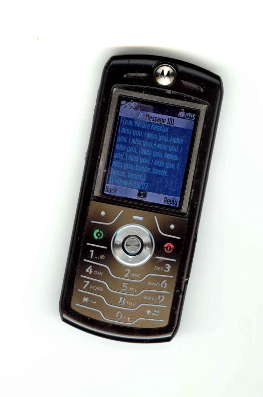 a cell phone with an open screen on the table