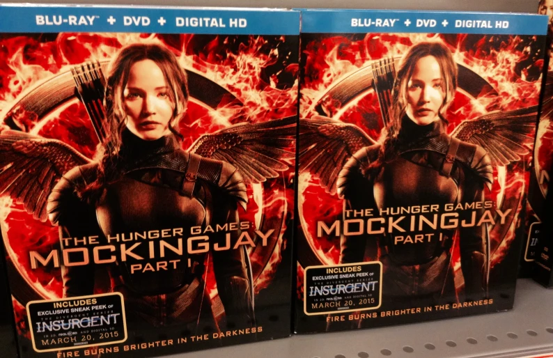 two blu - ray blu - rays on display in the store