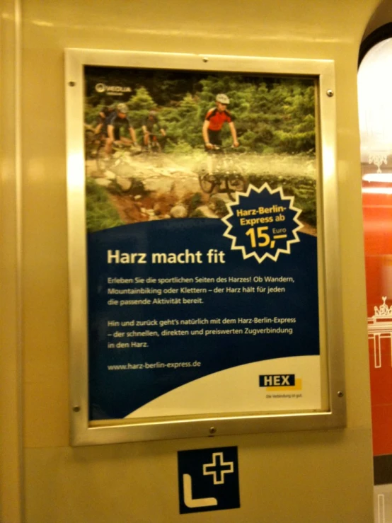 an advertit for a cycling and running festival