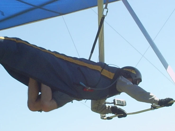 a person upside down on a ski board