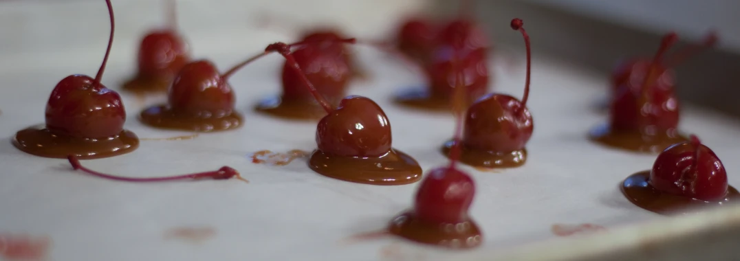 some jelly candies are in a pan ready to be eaten