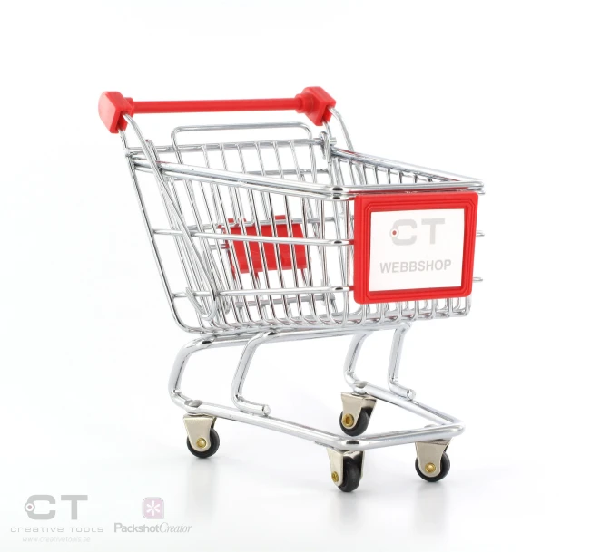 an image of a shopping cart for webshop