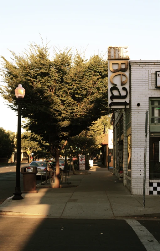 a small business with two clocks on each side