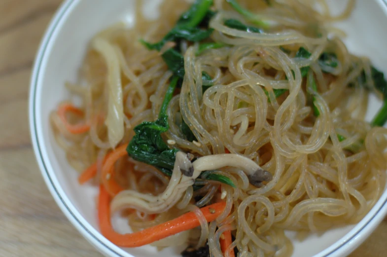 a close up view of some food in a bowl