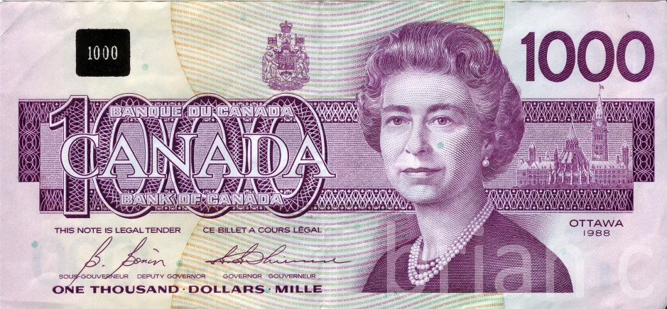 a canadian one hundred dollar bill