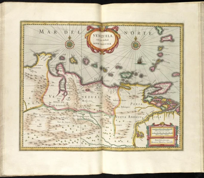 an old map showing the landforms of england, scotland, and wales