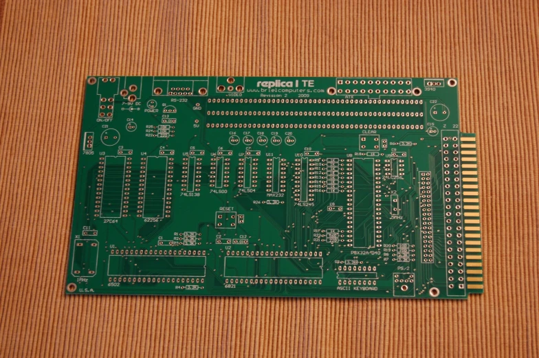 this is a large and detailed green circuit board